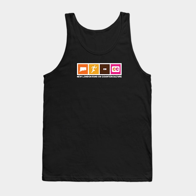 New London Runs on Counterculture Tank Top by SMcGuire